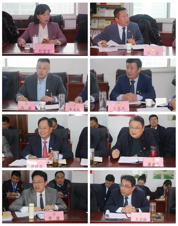刘敬涛参加区政协经济、医药卫生界别联组政协委员讨论