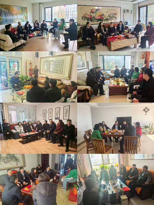 区政协领导班子成员走访慰问退休老干部