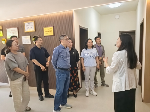 南京市鼓楼区政协来我区考察交流